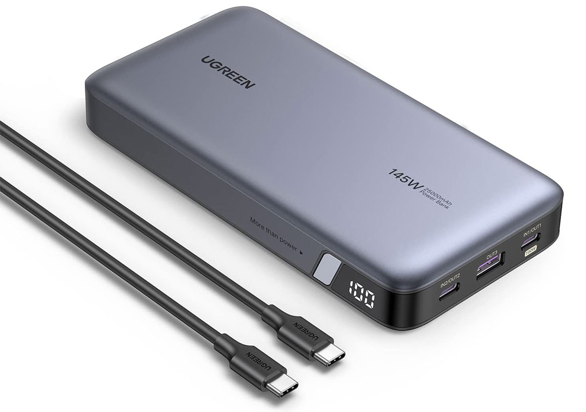 Ugreen 145W Power Bank for Laptop - Best power bank for MacBook