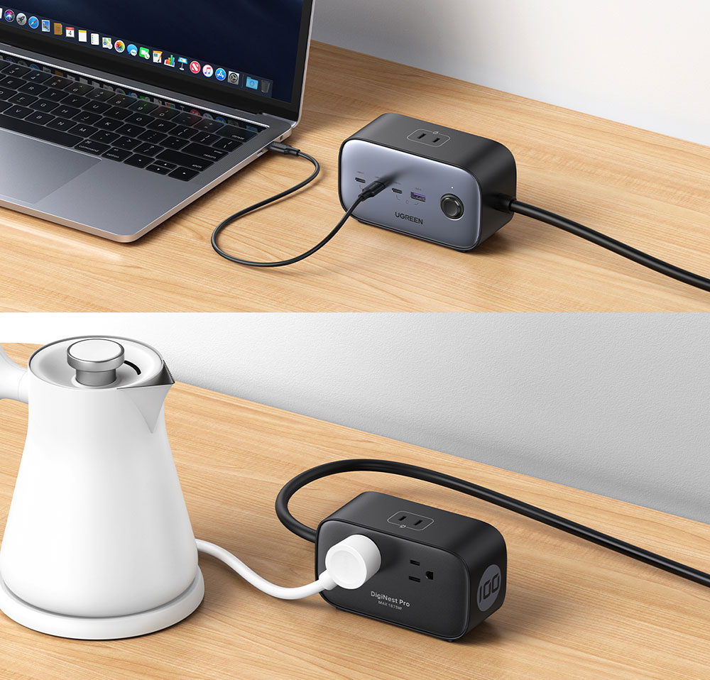 Ugreen 100W USB-C GaN Power Strip - Best USB-C power extender