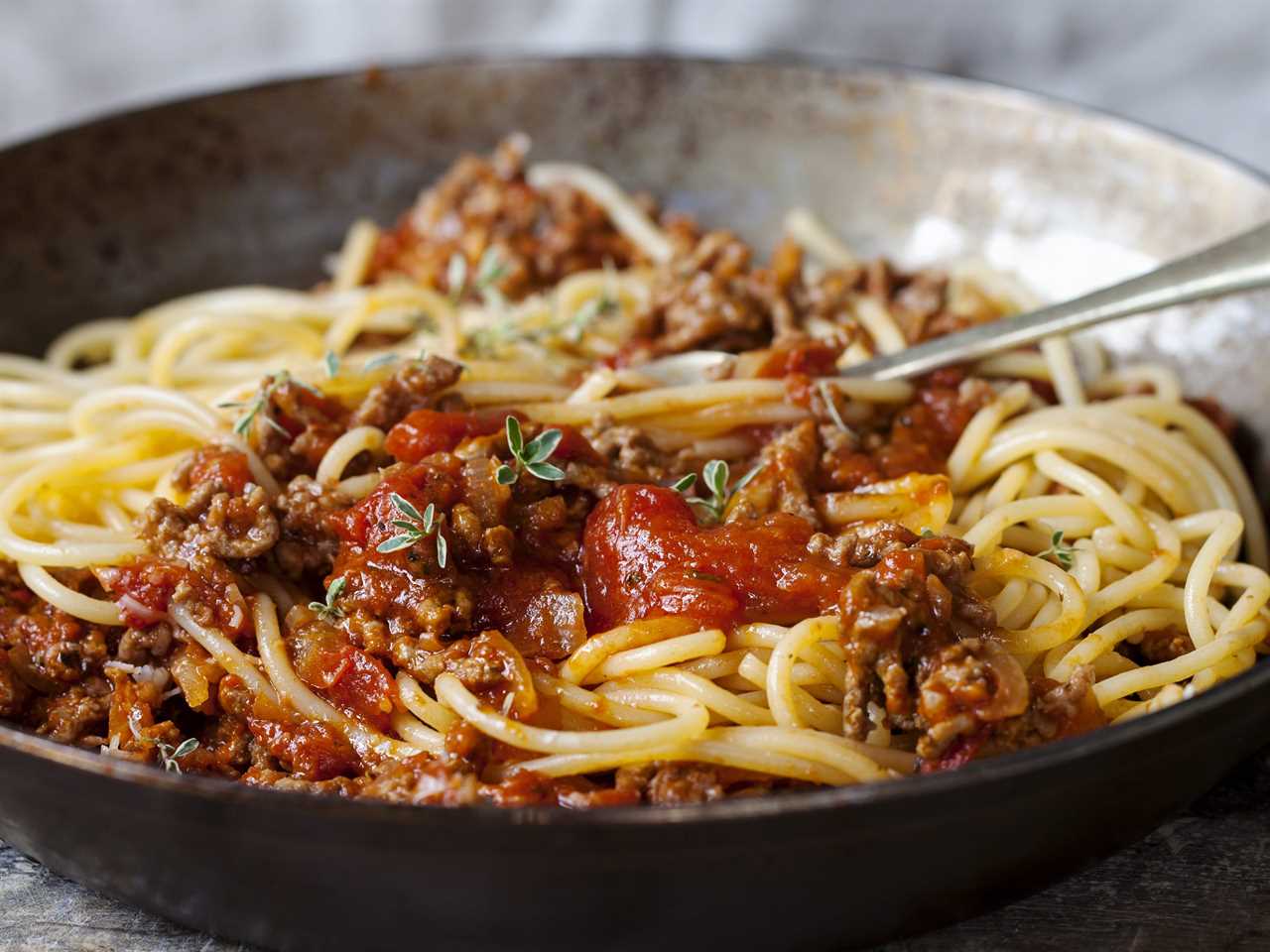 spaghetti bolognese