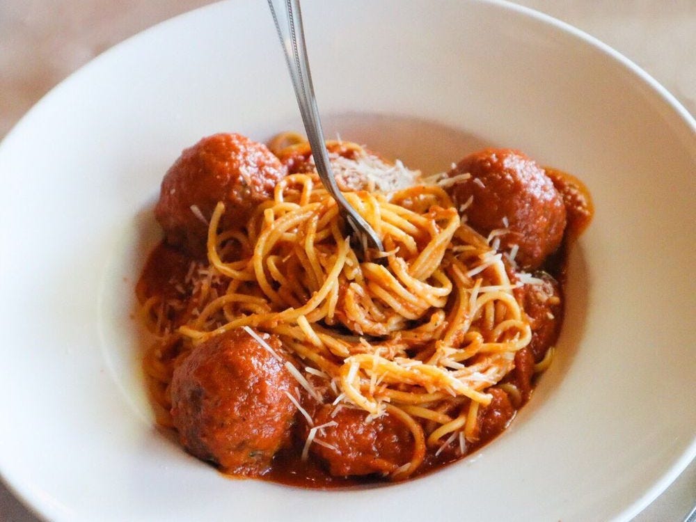 Spaghetti and Meatballs