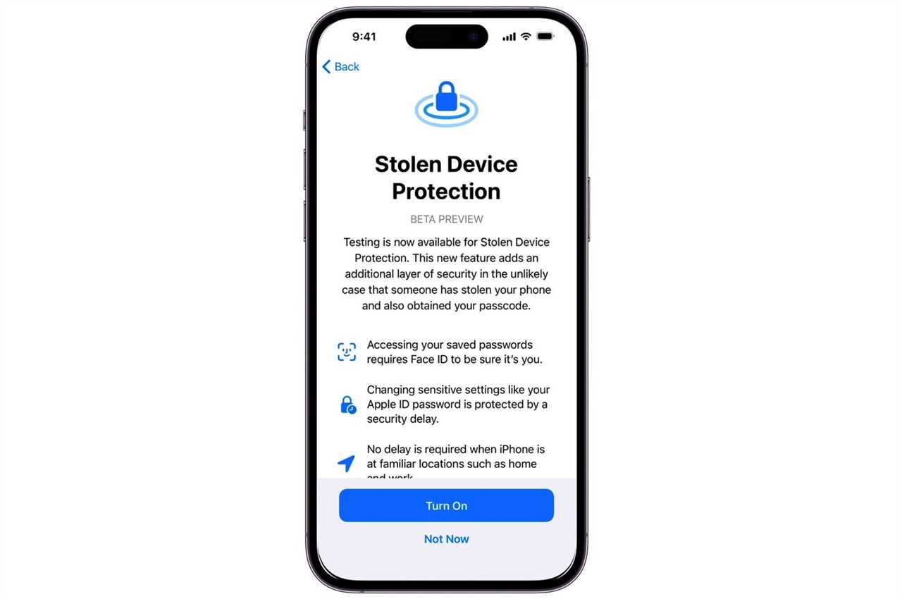 The new Stolen Device Protection feature coming via iOS 17.3.