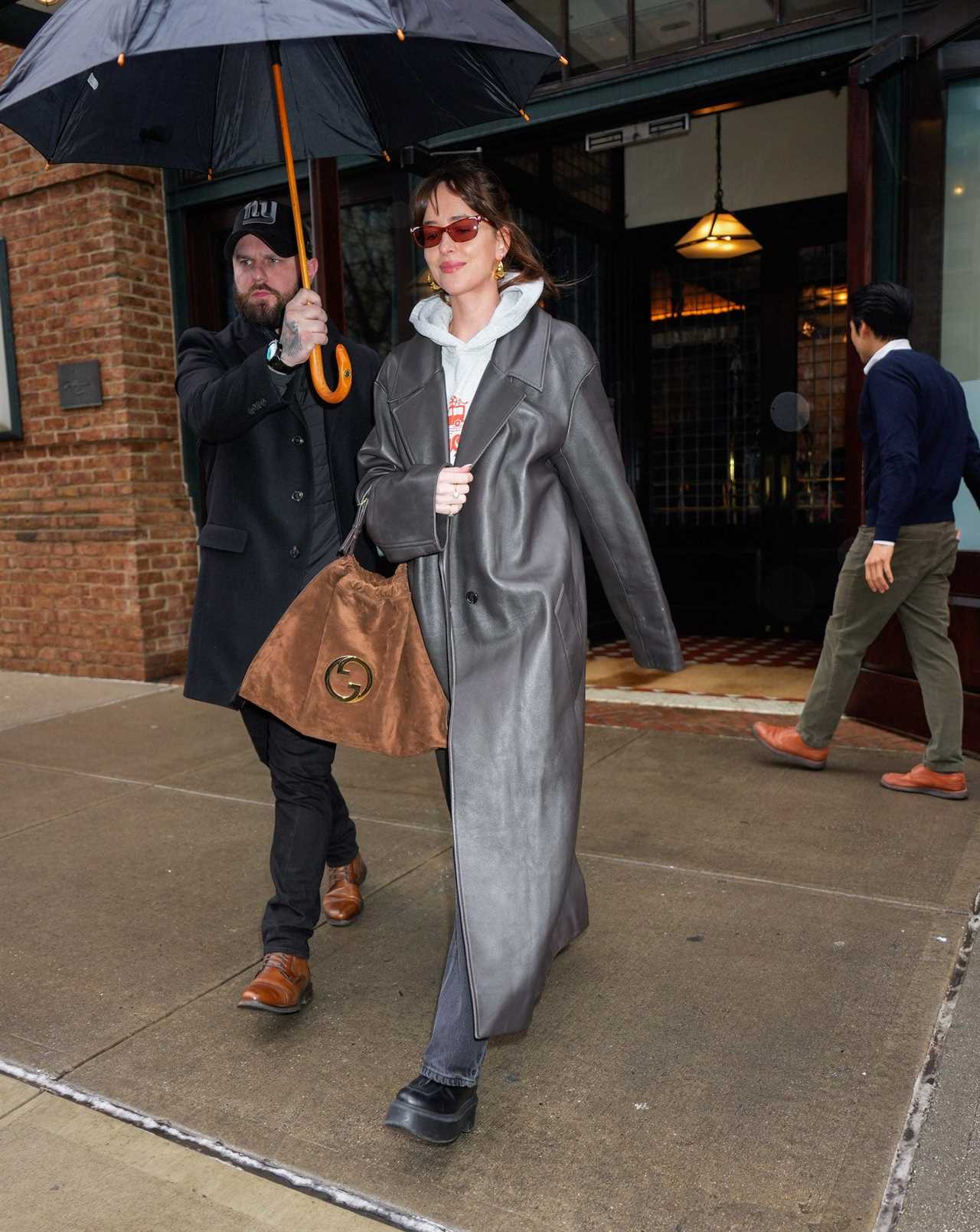 Dakota Johnson in New York City on January 25, 2024.