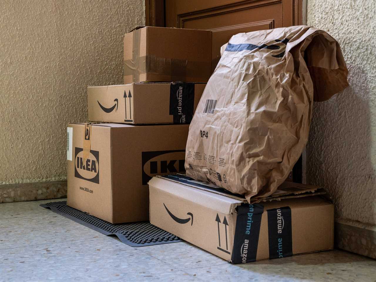 Online purchases from the retail companies, Amazon and IKEA