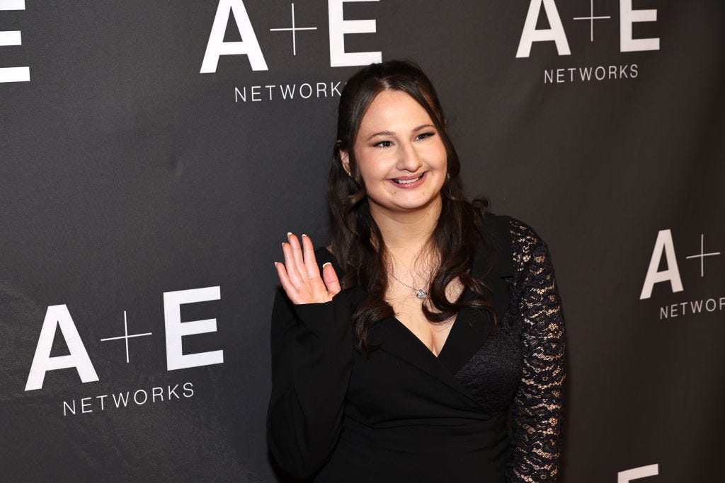 Gypsy Rose Blanchard attends "The Prison Confessions Of Gypsy Rose Blanchard" Red Carpet Event on January 05, 2024 in New York City.