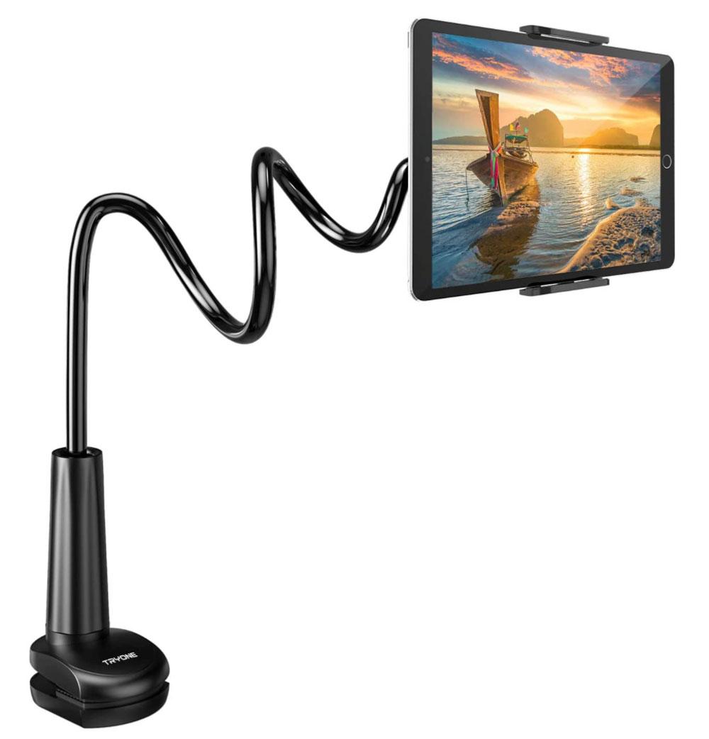 Tyrone Gooseneck Tablet Holder - Best flexible iPad stand