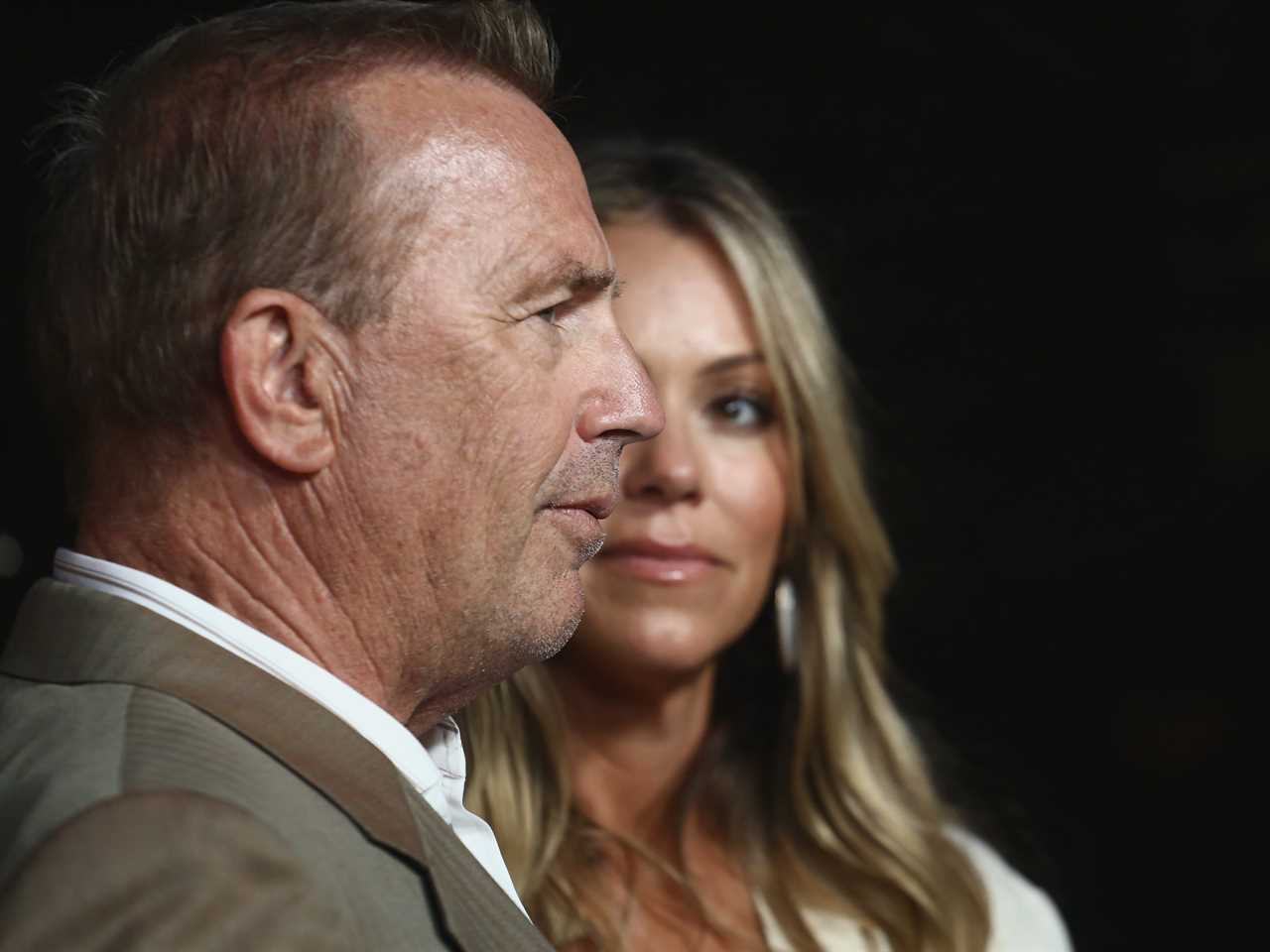 Kevin Costner and Christine Baumgartner attend the Premiere Party For Paramount Network's "Yellowstone" Season 2 at Lombardi House on May 30, 2019 in Los Angeles, California