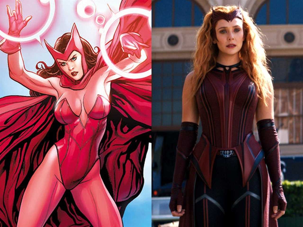 scarlet witch comics mcu