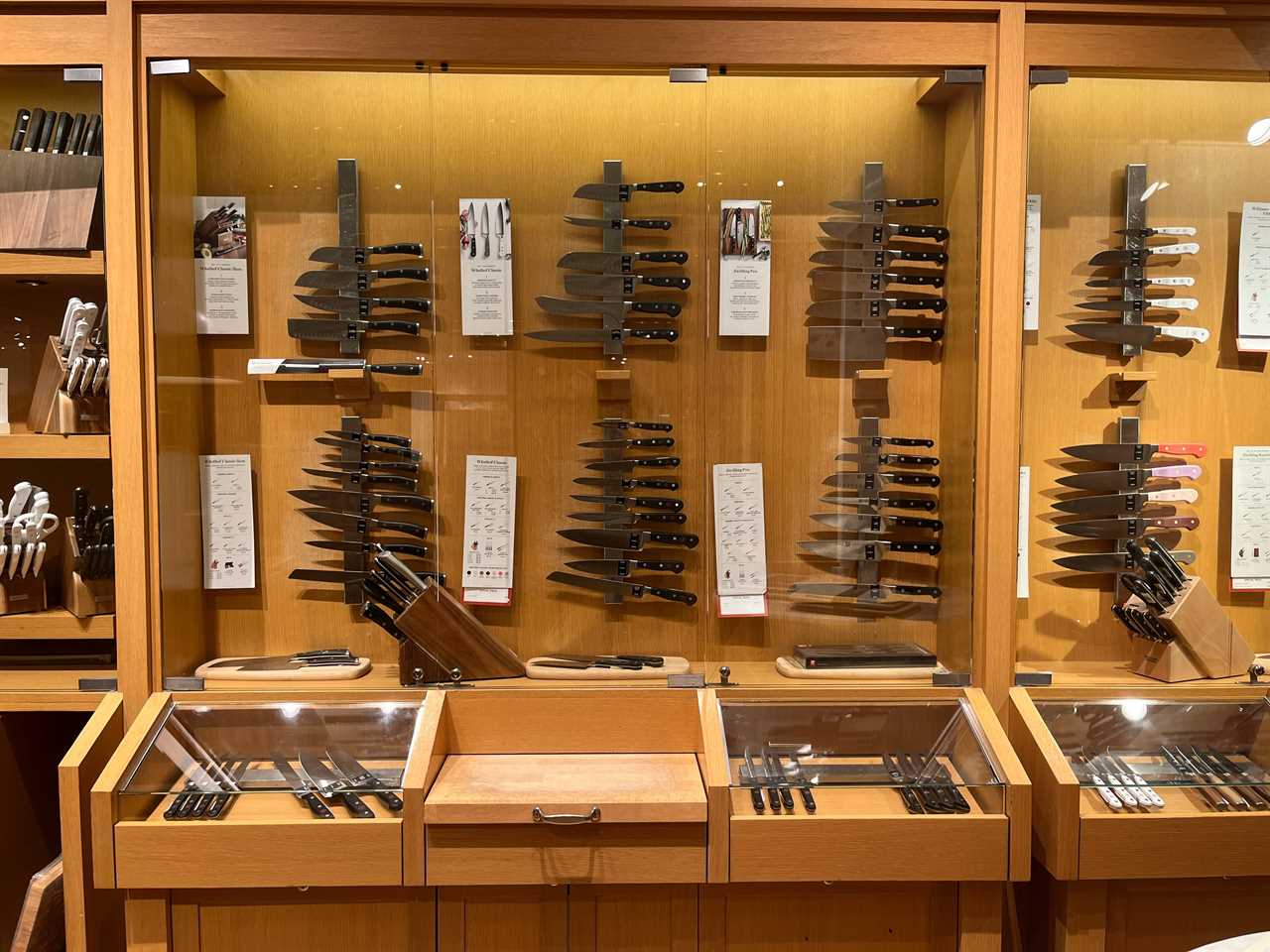 Knives at Williams Sonoma.