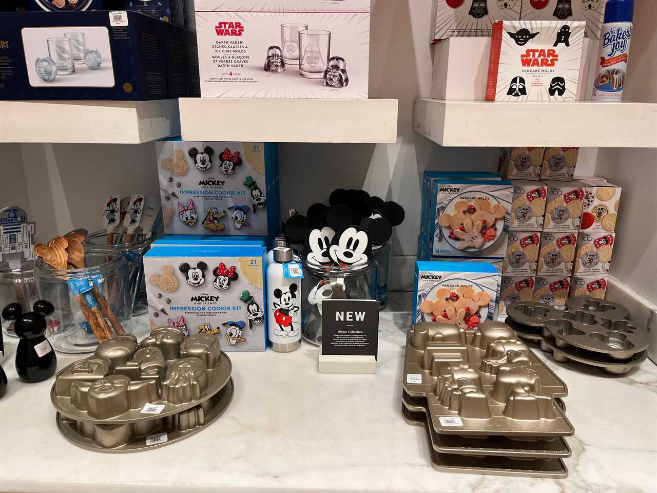 Disney kitchen items at Williams Sonoma.