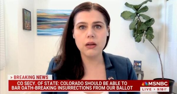 Colorado’s Radical Democrat Secretary of State Responds to SCOTUS Unanimous Decision to Put Trump Back on CO Ballot (VIDEO)