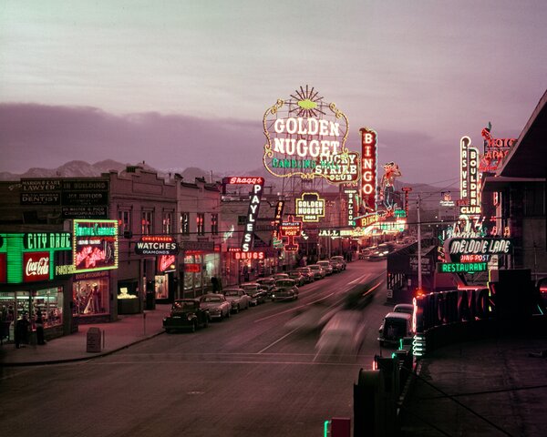 1940s Fremont Street in Las Vegas