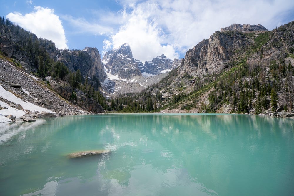 Delta Lake in Grand Teton National Park