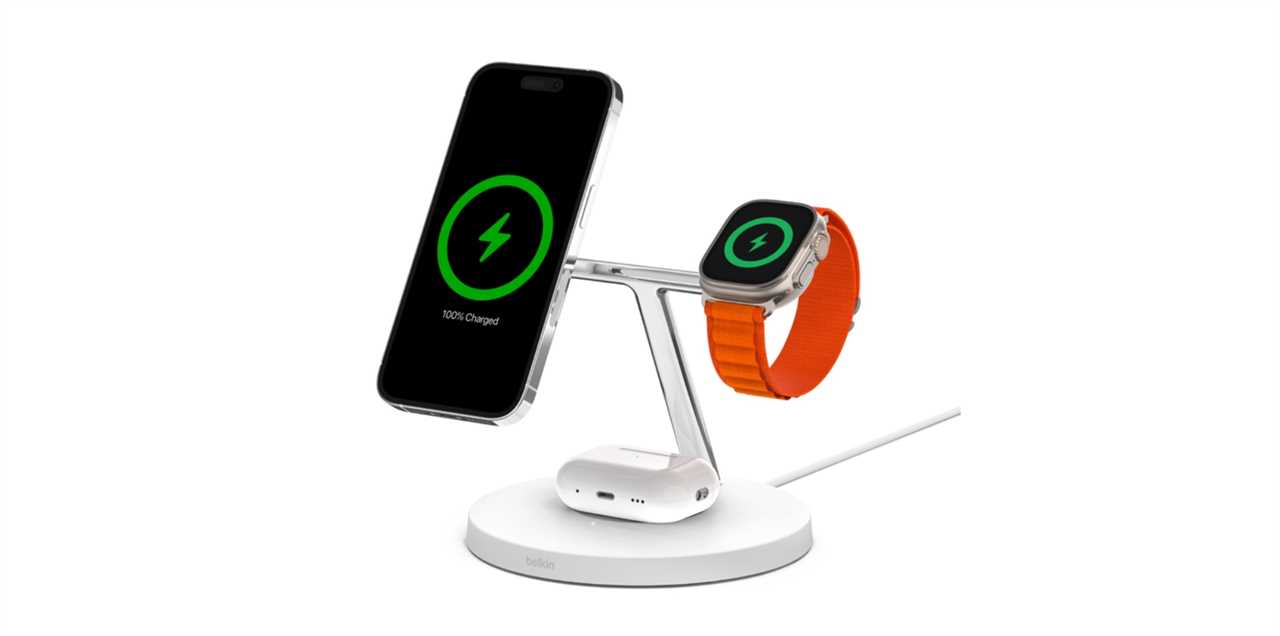 Belkin Qi2 stand offers up to 15W iPhone charging