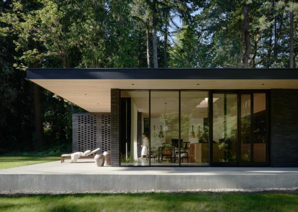 The Kitchen in This Pacific Northwest Retreat Is Made From Douglas Fir Felled On-Site