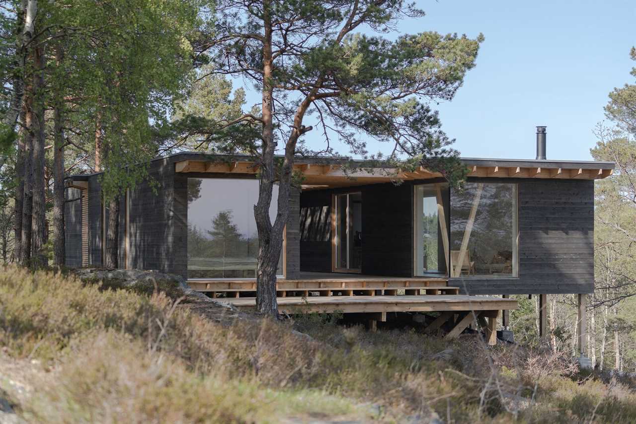 The Hallway at This Norwegian Cabin Has the Best View in the House