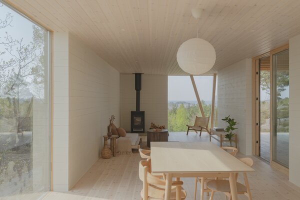 The Hallway at This Norwegian Cabin Has the Best View in the House