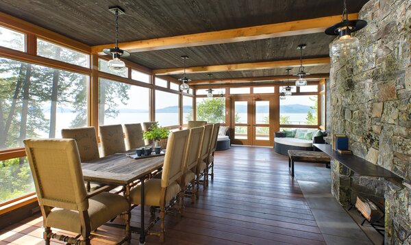 Each of the buildings provides cozy, cave-like spaces with generous, sun-lit porches that look out to stunning views.