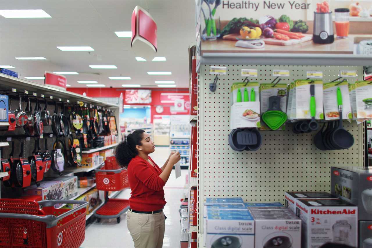 A Target store employee