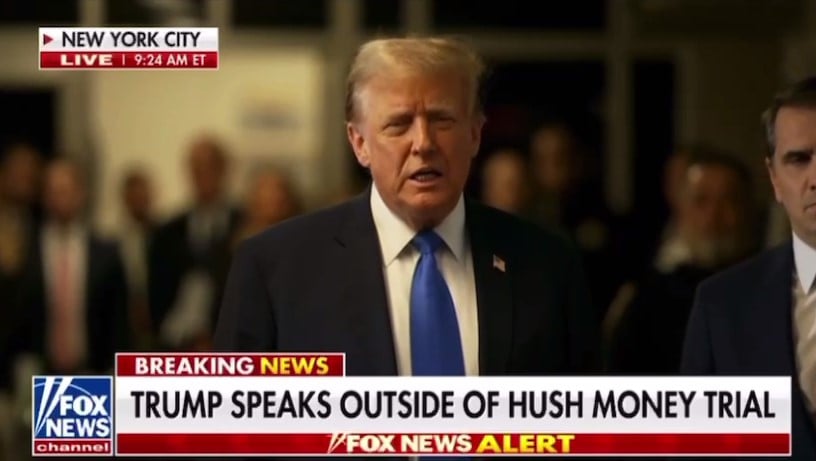 “This Is a Very Sad Day for America” – President Trump Delivers Statement to America Outside of Court Room in Latest NYC Lawfare Trial (VIDEO)