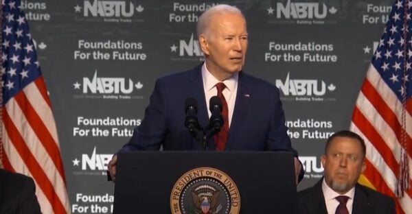 Joe Biden Falls Apart During DC Speech, Reads Teleprompter Instructions: “Four More Years! Pause.” (VIDEO)