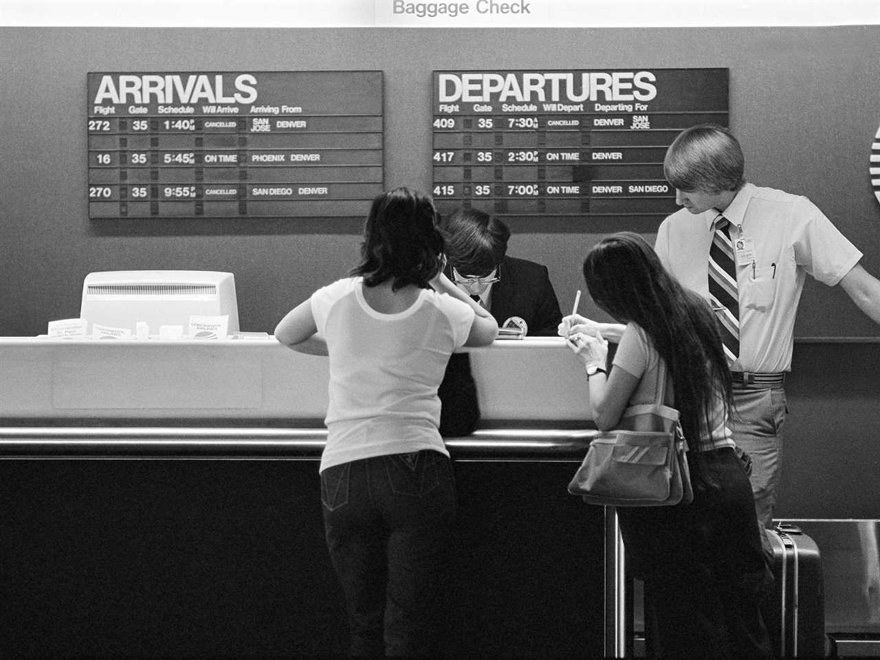 Minneapolis-St. Paul International Airport in 1981.