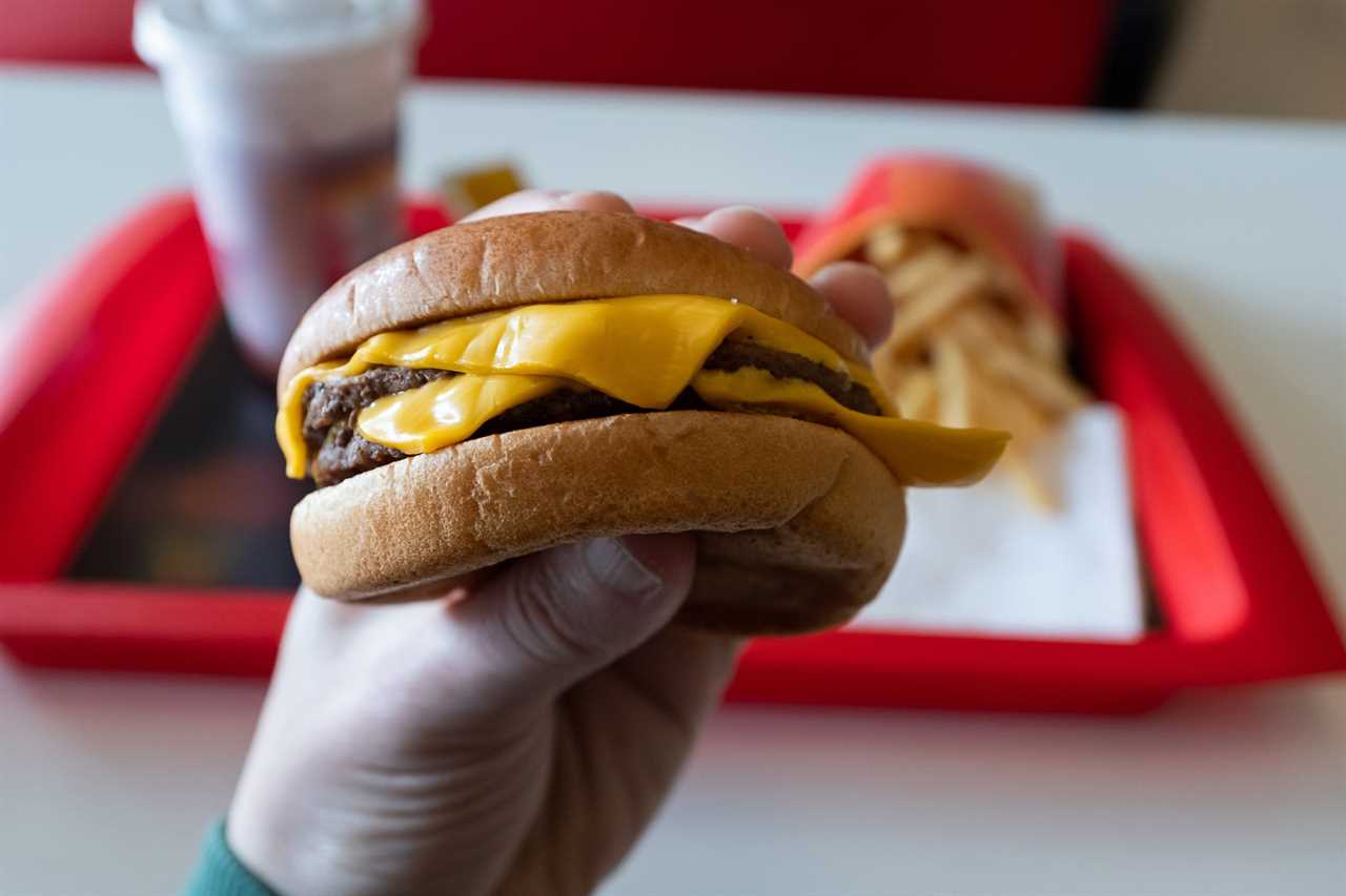 Burger with American cheese