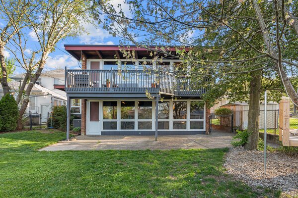 The well-preserved two-story residence measures 2,307 square feet.