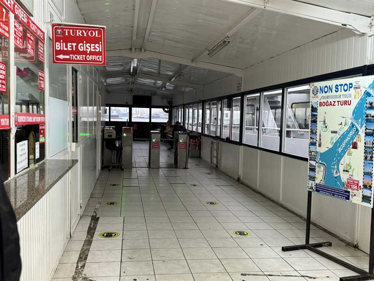 Boarding area for Istanbul ferry 