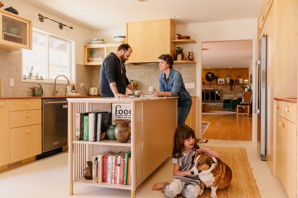 Budget Breakdown: A Kitchen Renovation Uses Sustainable Materials and Lush Wallpaper to Go Green