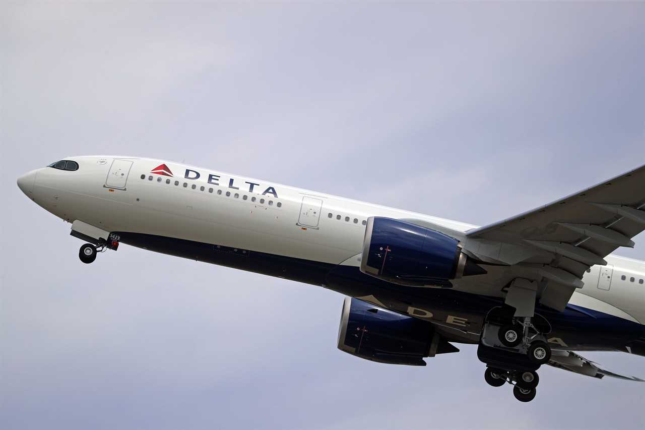 A Delta Air Lines plane.