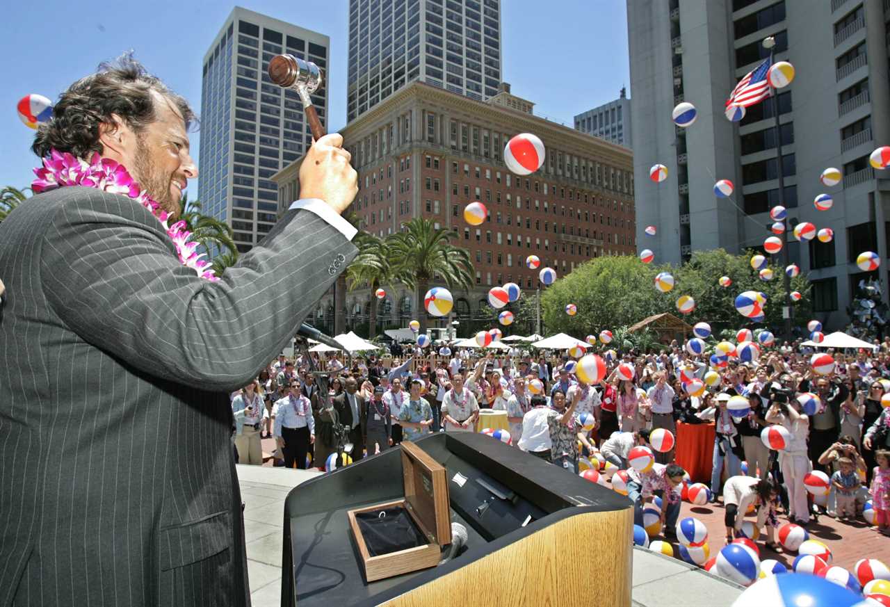 marc benioff 2005 NYSE