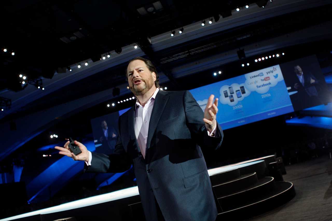 Salesforce CEO Marc Benioff at Dreamforce 2013