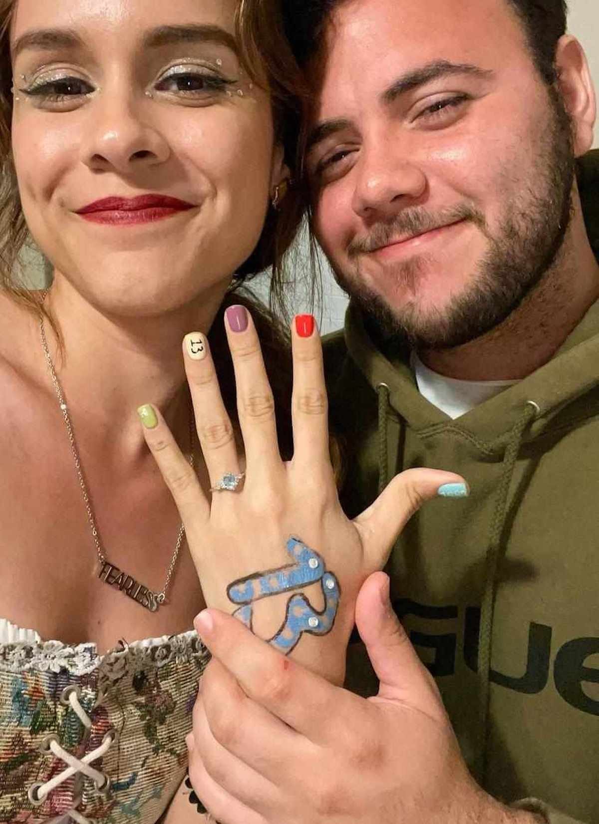 taylor swift eras couple engaged