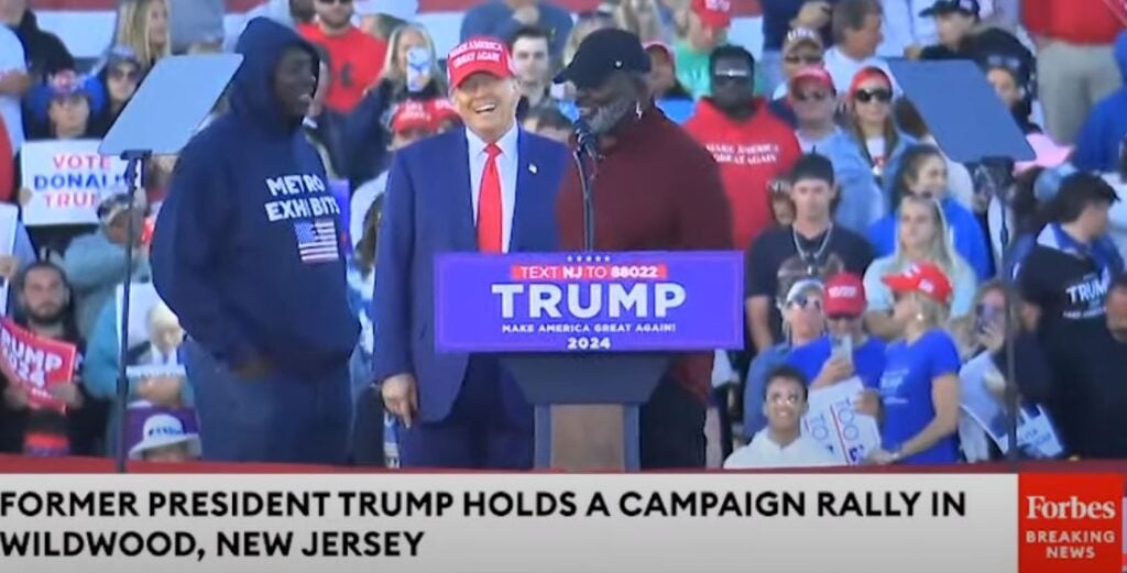 BREAKING: NFL Great Lawrence Taylor Endorses President Donald Trump at Wildwood Rally – “I Grew Up a Democrat and Always Was a Democrat Until I Met This Man Right Here” (VIDEO)