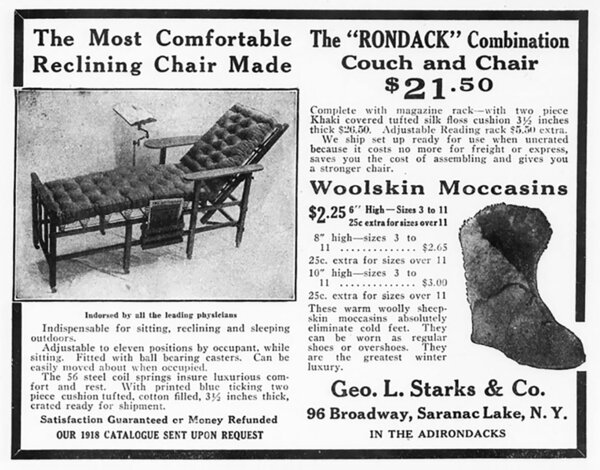 Saranac Lake businessman George L. Starks was one of a handful of locals who patented their own 