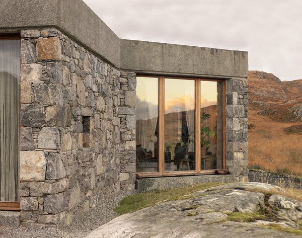 Friends Weathered Nine Storms Within 18 Months to Build This Remote Cottage in Scotland