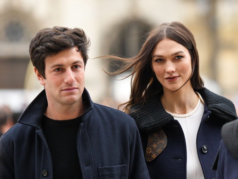 Josh Kushner and Karlie Kloss in Paris