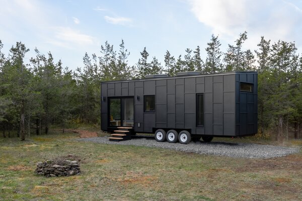 The company's first offering, Po1, is set on wheels and classified as an RV. Clients can customize the exterior color.