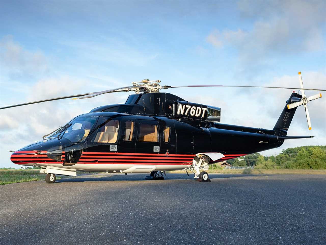 Trump Sikorsky S76 helicopter