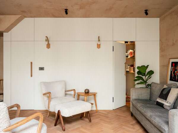 The Kitchen Island in This London Home Is Made of Melted-Down Chocolate Box Molds