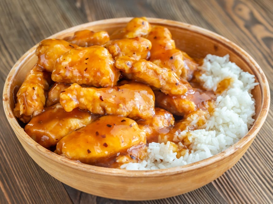 Orange chicken