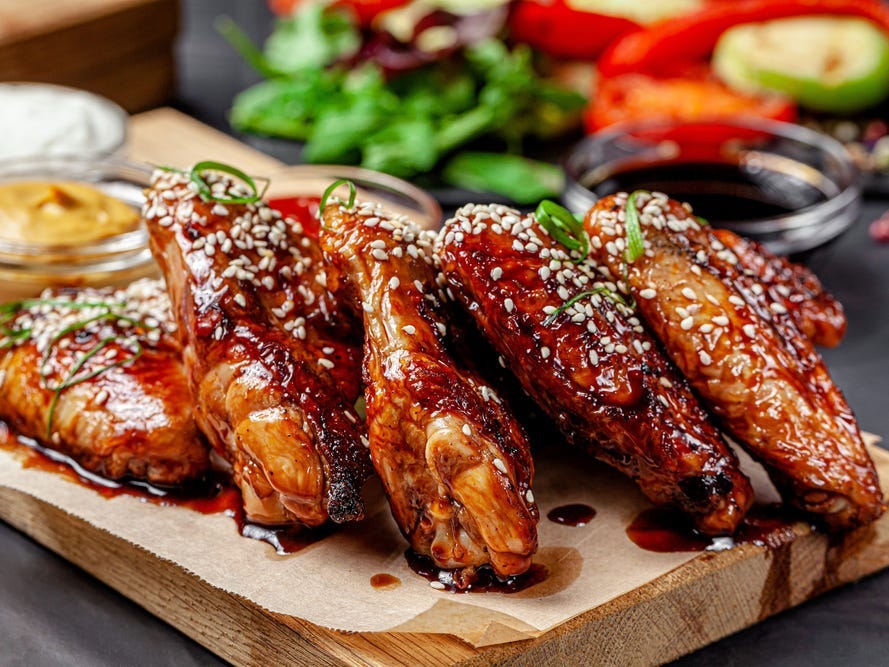 Asian-barbecue wings