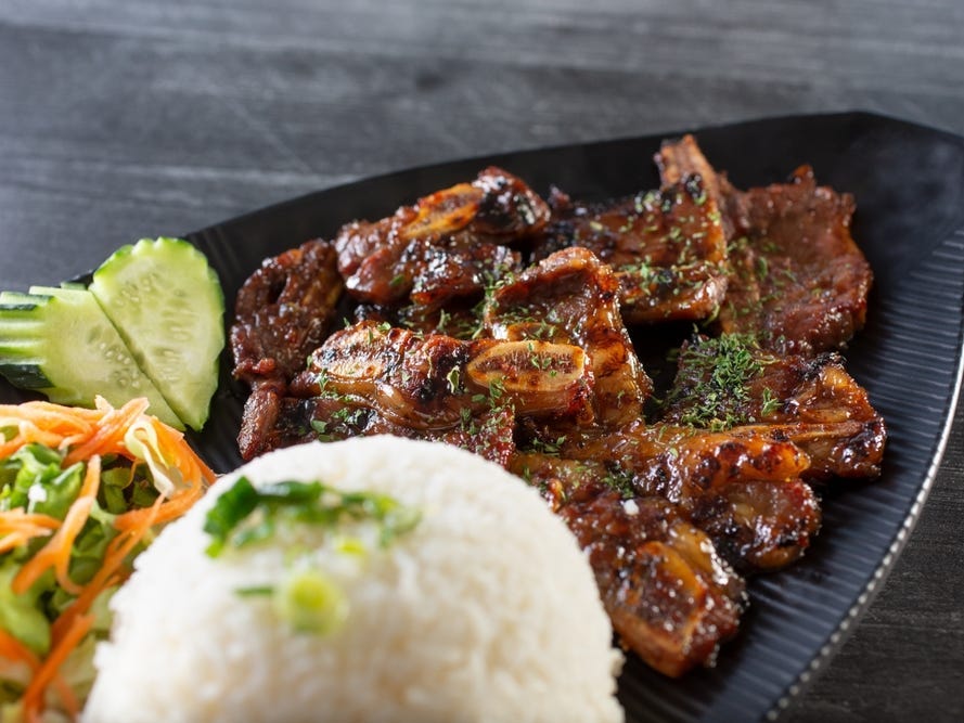 short ribs and rice