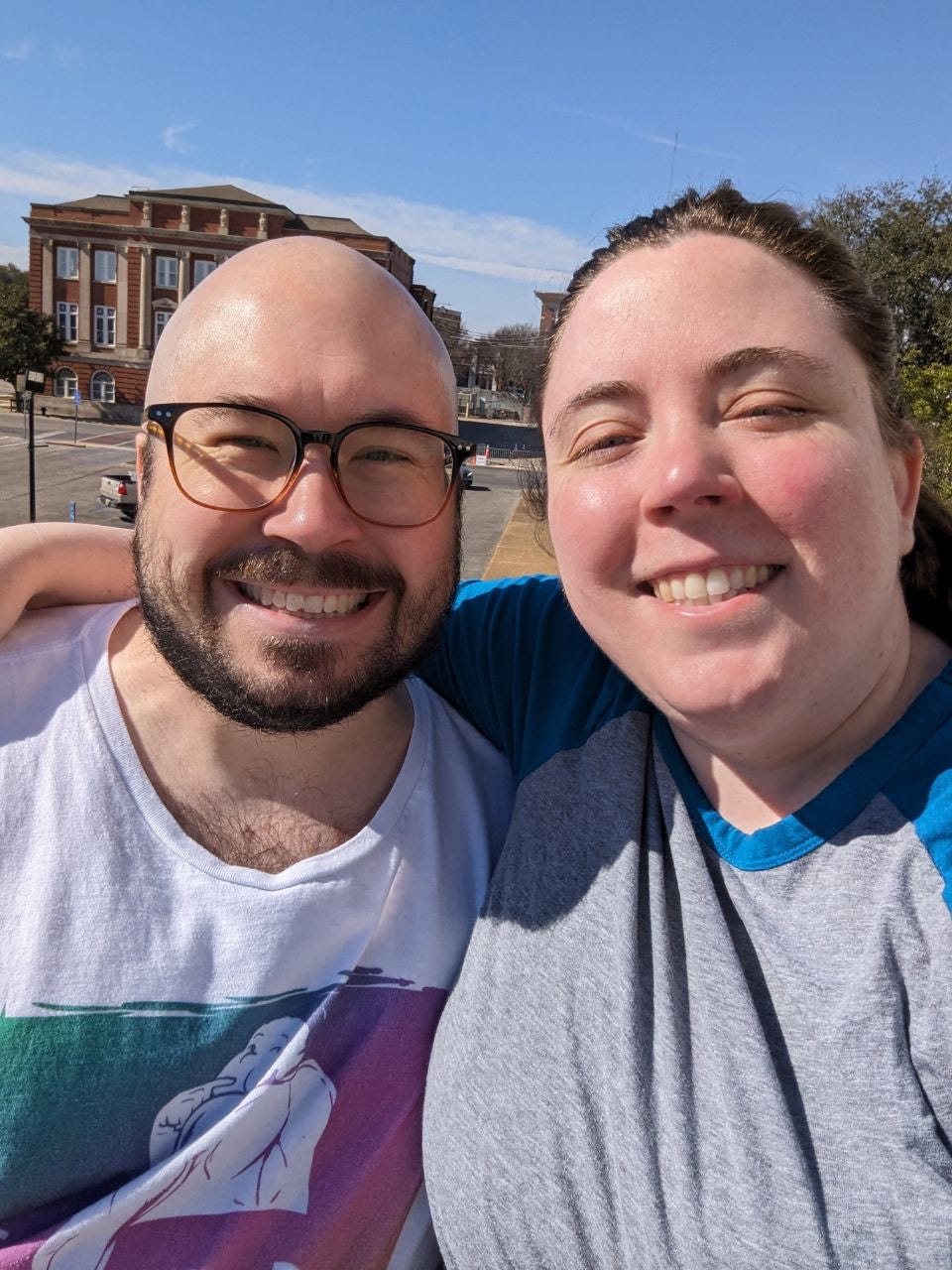 James Barnes and his wife