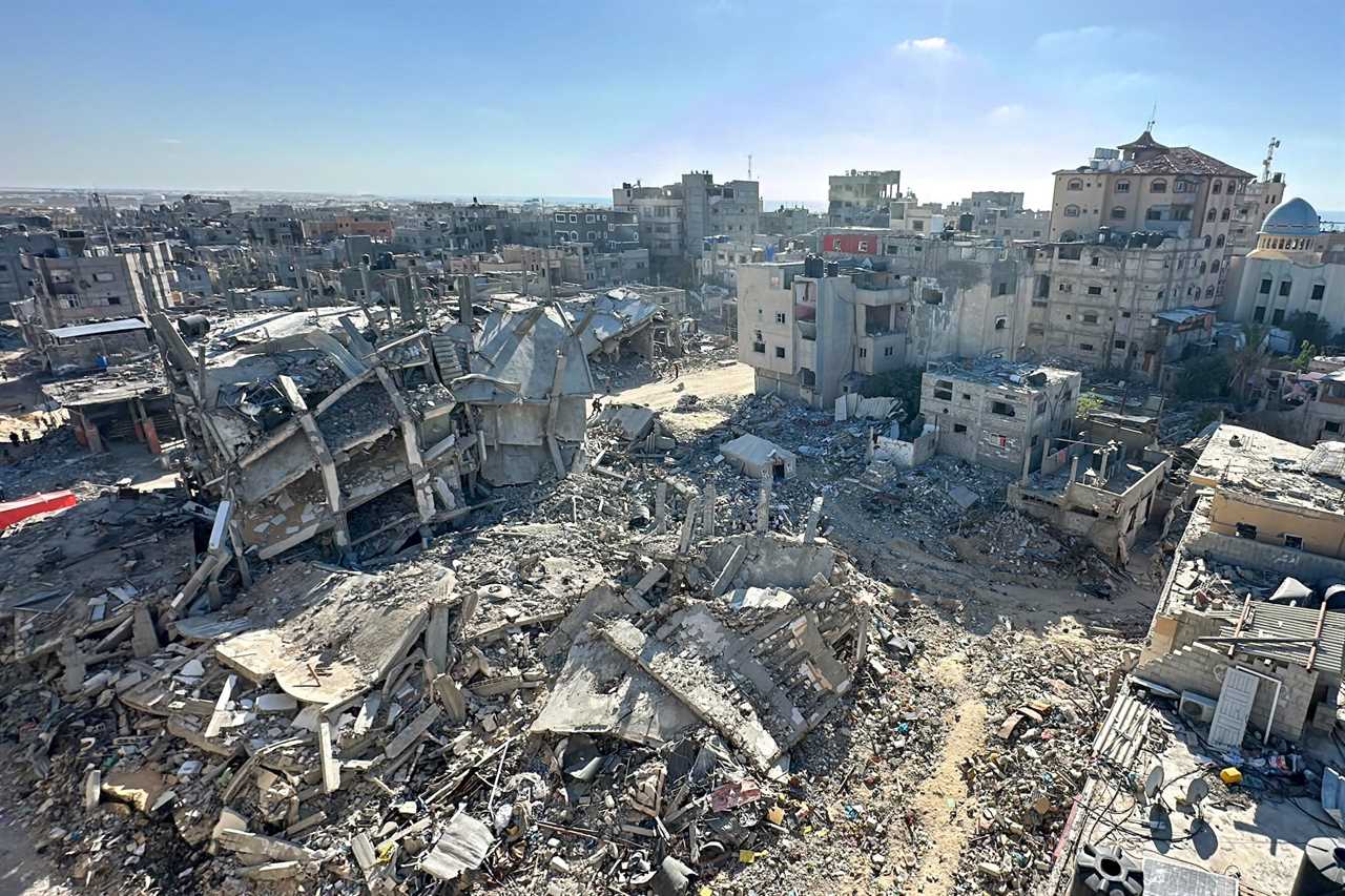 More than half of the buildings in Gaza have been damaged or destroyed in Israel's bombing campaign since the Oct. 7 terror attacks.