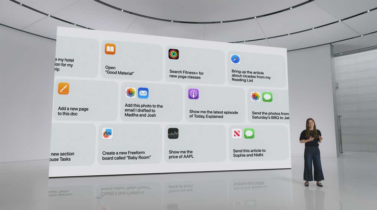 Some of the AI smarts coming to Siri.