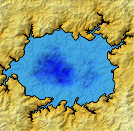 Lakes and seas on Titan may be shaped by waves