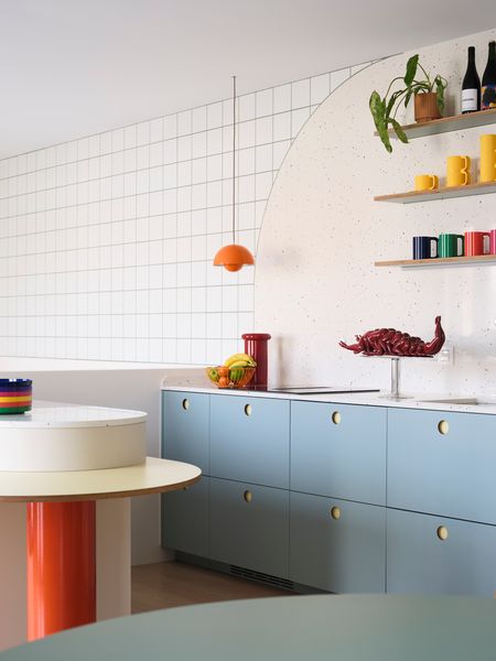 Shades of the ’80s Energize a Family’s Barcelona Flat in the Best Way