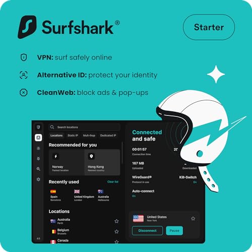 Surfshark Starter | VPN, Alternative ID