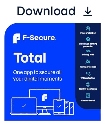 F-Secure Total | 1 Year | 3 Devices | PC...